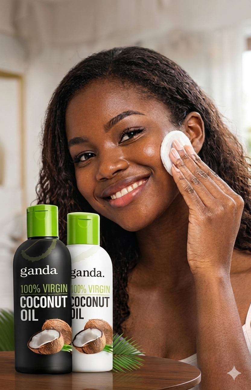 Ganda Premium Coconut Oil - Natural Makeup Remover